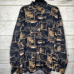 North River  fish shirt